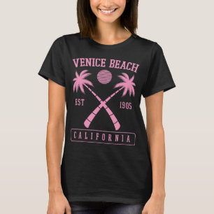 Camiseta Venice Beach California Estabelecida 1905 Retro Pa