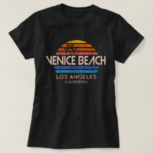 Camiseta Venice Beach, dia da colheita, sol, aflita