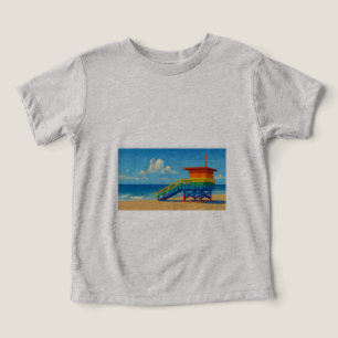 Camiseta Venice Beach Rainbow Lifeguard Stand