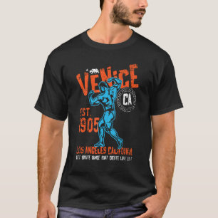 Camiseta Venice Est 1905 California Retro Vintage Distresse