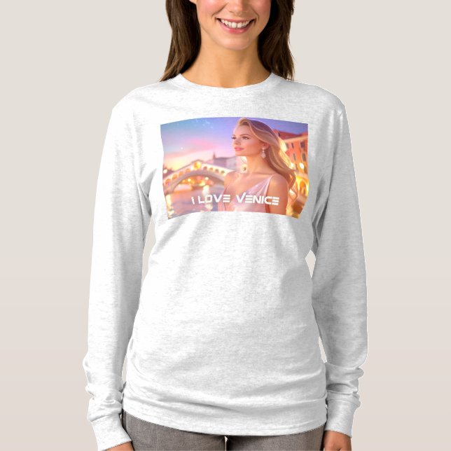 CAMISETA VENICE - EU AMO VENICE -  (Frente)
