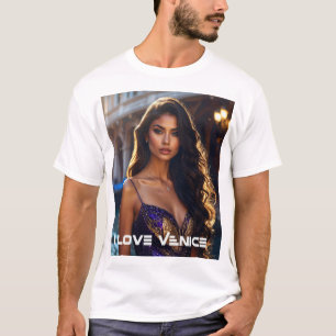 CAMISETA VENICE - EU AMO VENICE