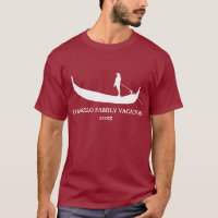 Venice Gondola Silhouette Personalizada