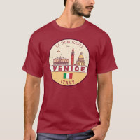 Venice Itália Cidade Skyline Emblem