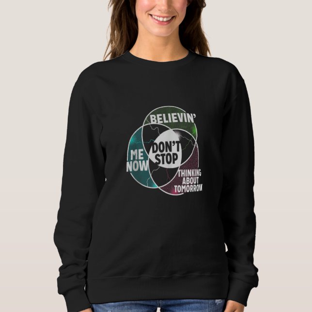 Camiseta Venn Diagram Don't Stop Algebra Math (Frente)