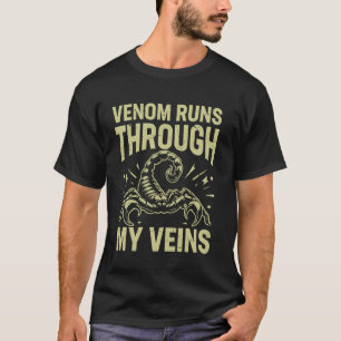 Camiseta Venom Atravessa Meu Escorpião De Veias