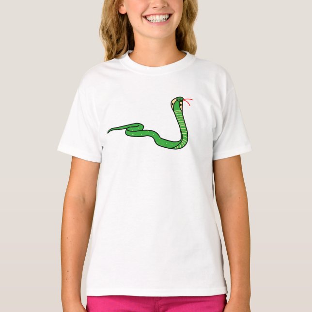 Camiseta Venom & Grace-Hand Drawn Cobra Art (Frente)