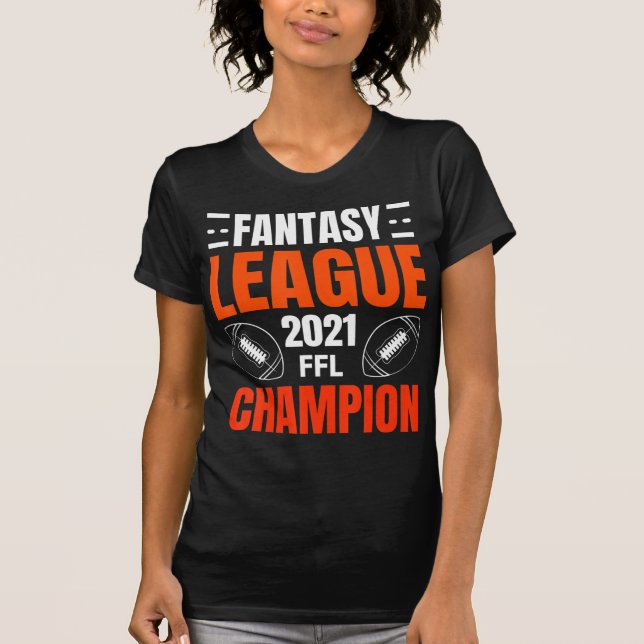 Camiseta Venta vencedora campeã da Liga Fantasy Futebol 202 (Frente)