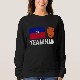 Camiseta Ventilador 1 de basquetebol da bandeira haitiana d