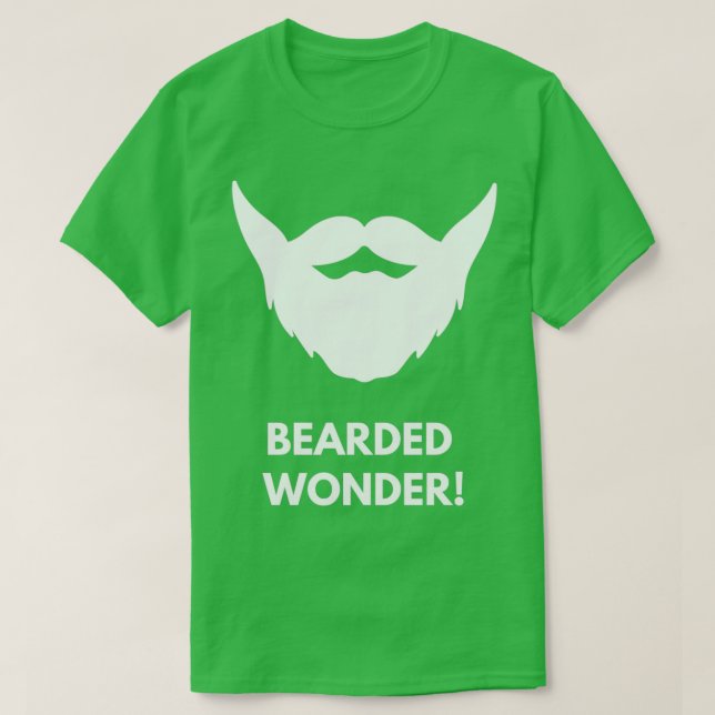 Camiseta Ventilador 3 da barba-maravilha (Frente do Design)