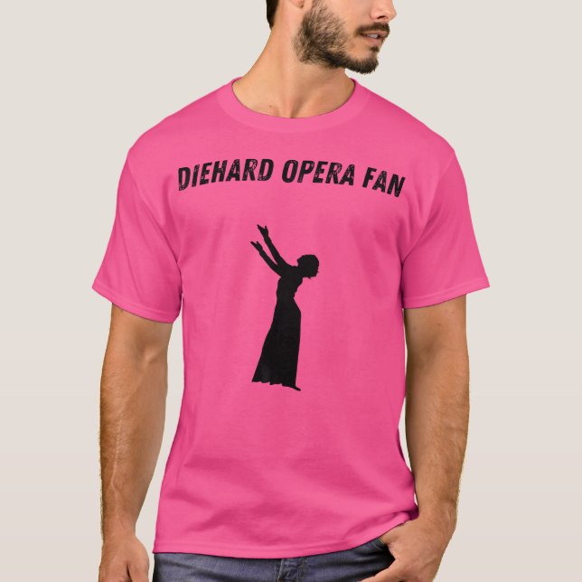 Camiseta Ventilador da Ópera Diehard (Frente)