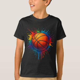 Camiseta Ventilador de artes de basquete de basquete colori