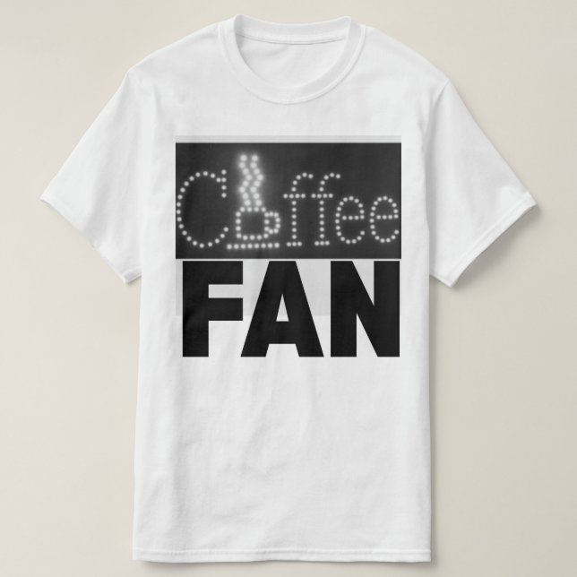 Camiseta Ventilador de café (Frente do Design)