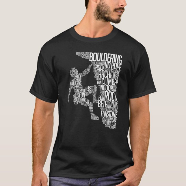 Camiseta Ventilador de esportes escaladores de rochas (Frente)