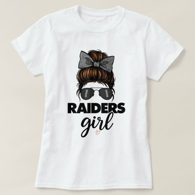 Camiseta Ventilador de futebol do Game Day Girl (Frente do Design)