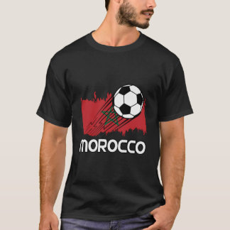 Camiseta Ventilador de futebol do Marrocos