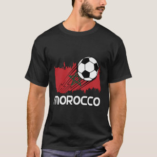 Camiseta Ventilador de futebol do Marrocos