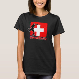 Camiseta Ventilador de futebol suiça 2022