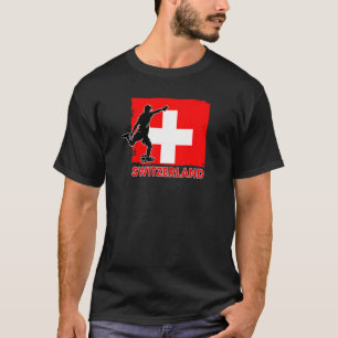 Camiseta Ventilador de futebol suiça 2022