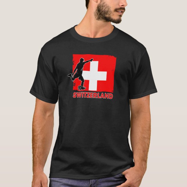 Camiseta Ventilador de futebol suiça 2022 (Frente)