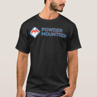 Camiseta Ventilador de resort de esqui da Montanha em Pó