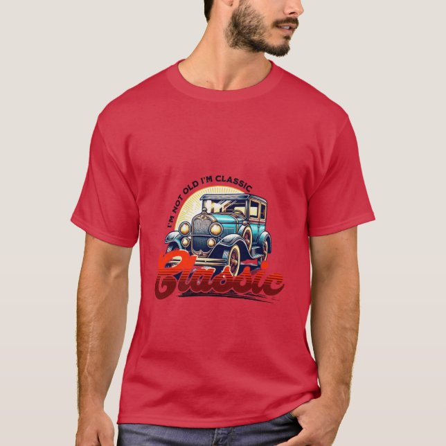 Camiseta " Ventilador do Carro Antigo" (Frente)