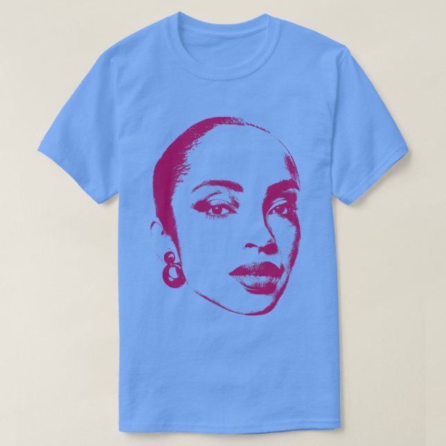 Camiseta Ventilador do estilo Sade Retro 80s Design 1 (Frente do Design)
