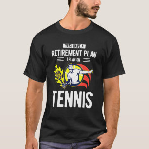 Camiseta Ventilador Do Jogador De Tênis Da Caneta Ou Treina
