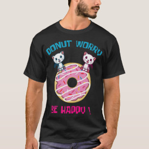 Camiseta Ventilador do trocadilho e Rosquinha de sobremesa
