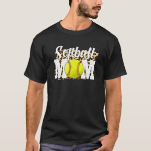 Camiseta Ventiladoras de Softball Mulheres Leopardo, Softba