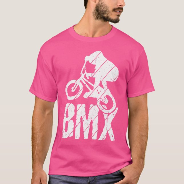 Camiseta Ventiladores De Bicicleta A Cores Bmx Biker Bmx (Frente)
