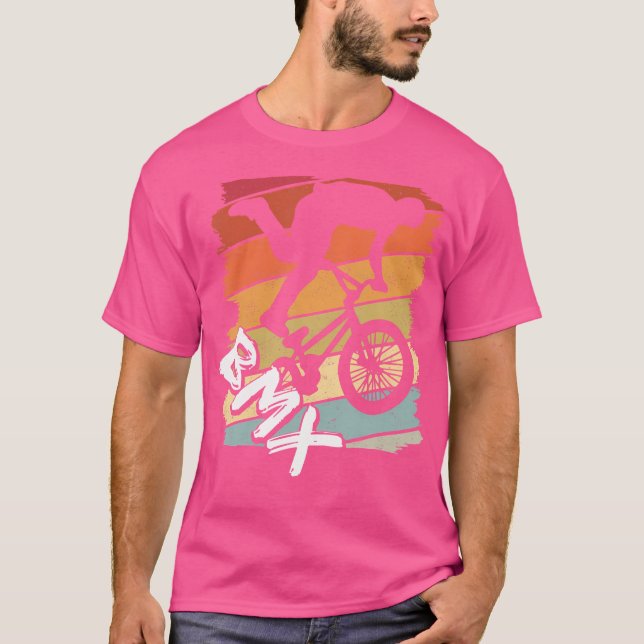 Camiseta Ventiladores De Bicicleta A Cores Bmx Biker Bmx (Frente)