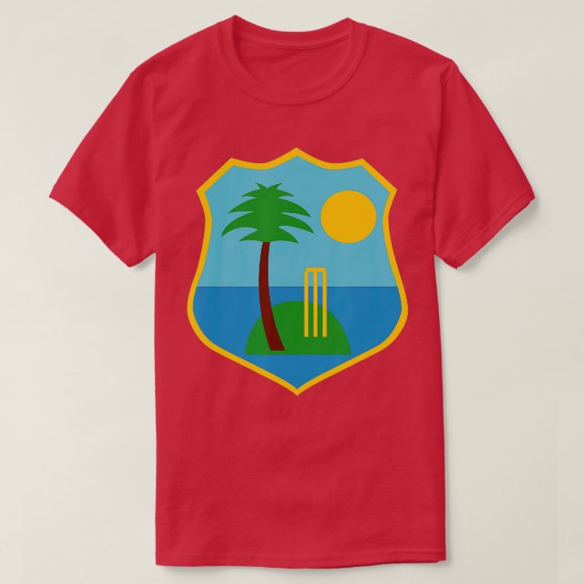 Camiseta Ventiladores de críquete do West Indies Windies 1 (Frente do Design)