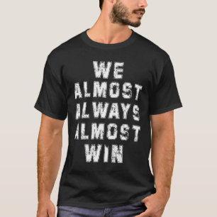 Camiseta Ventiladores De Futebol Amam Retrô Engraçado Quase