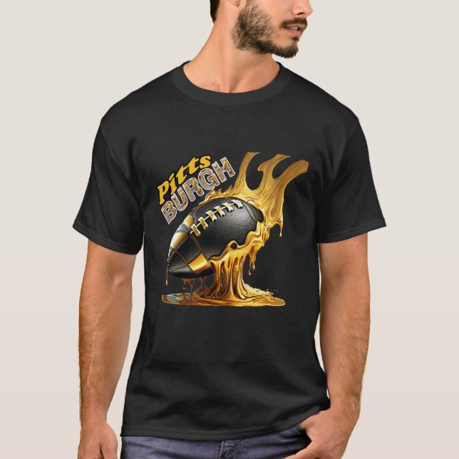 Camiseta Ventiladores de futebol de Pittsburgh - Molten Ste (Frente)