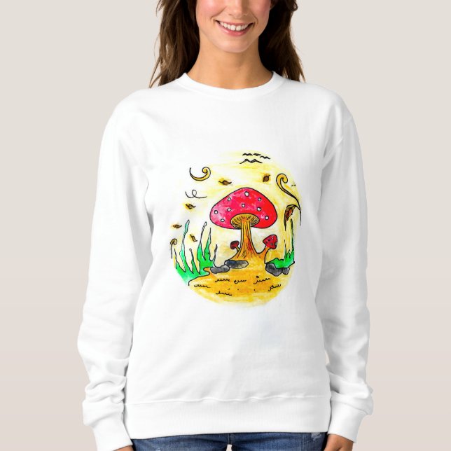 Camiseta Vento de Outono (Coleção Autumn Treehouse) (Frente)
