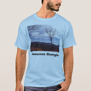 Camiseta Vento e montanha, Hiawassee Geórgia