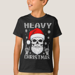 Camiseta Ventos Cristãos Pesados Crânio Fãs Música de Rock
