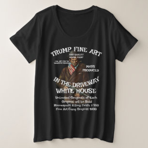 Camiseta Ventos de Trump Se Foram Com Nação de Nascimento F