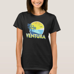 Camiseta Ventura Beach California Surfing 70s