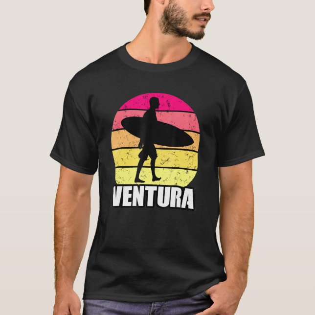 Camiseta Ventura Beach Surfer Surf (Frente)