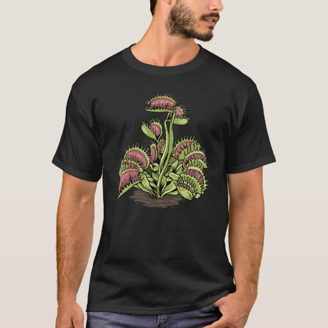 Camiseta Venus Fly Fap Plant Carnívoro Venus Fly (Frente)