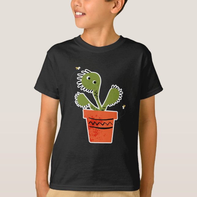 Camiseta Venus Flytrap Carnivorous Like Flies (Frente)