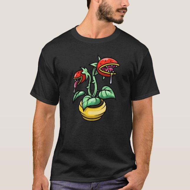 Camiseta Venus Flytrap I Crianças I Planta Monstro I Venus  (Frente)
