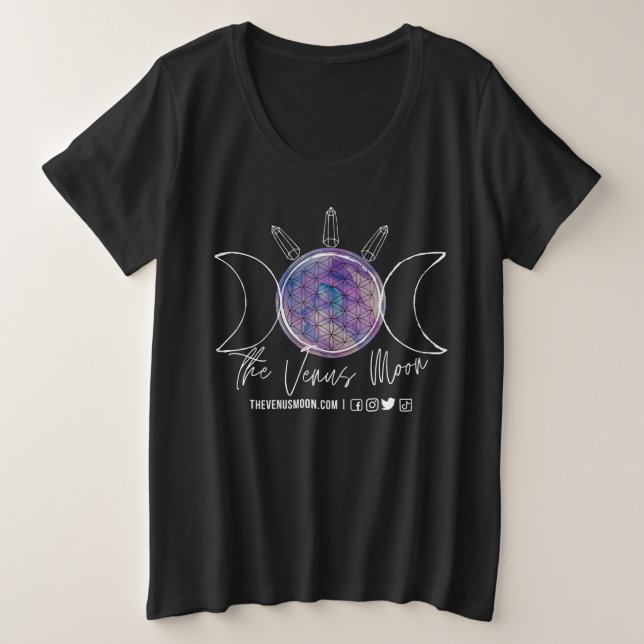 Camiseta Venus Moon Tee Goddese Sizing (Frente do Design)