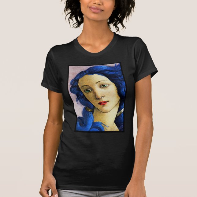 Camiseta Venus no azul (Frente)