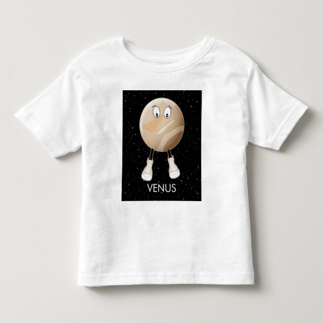 Camiseta Vênus Planeta e Estrelas (Frente)
