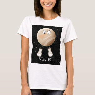 Camiseta Vênus Planeta e Estrelas