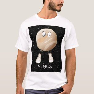 Camiseta Vênus Planeta e Estrelas