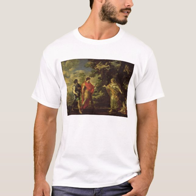 Camiseta Venus que aparece a Aeneas como um Huntress, (Frente)